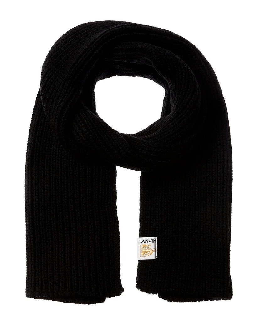 商品Lanvin|LANVIN Chunky Knit Wool Scarf,价格¥1502,第1张图片