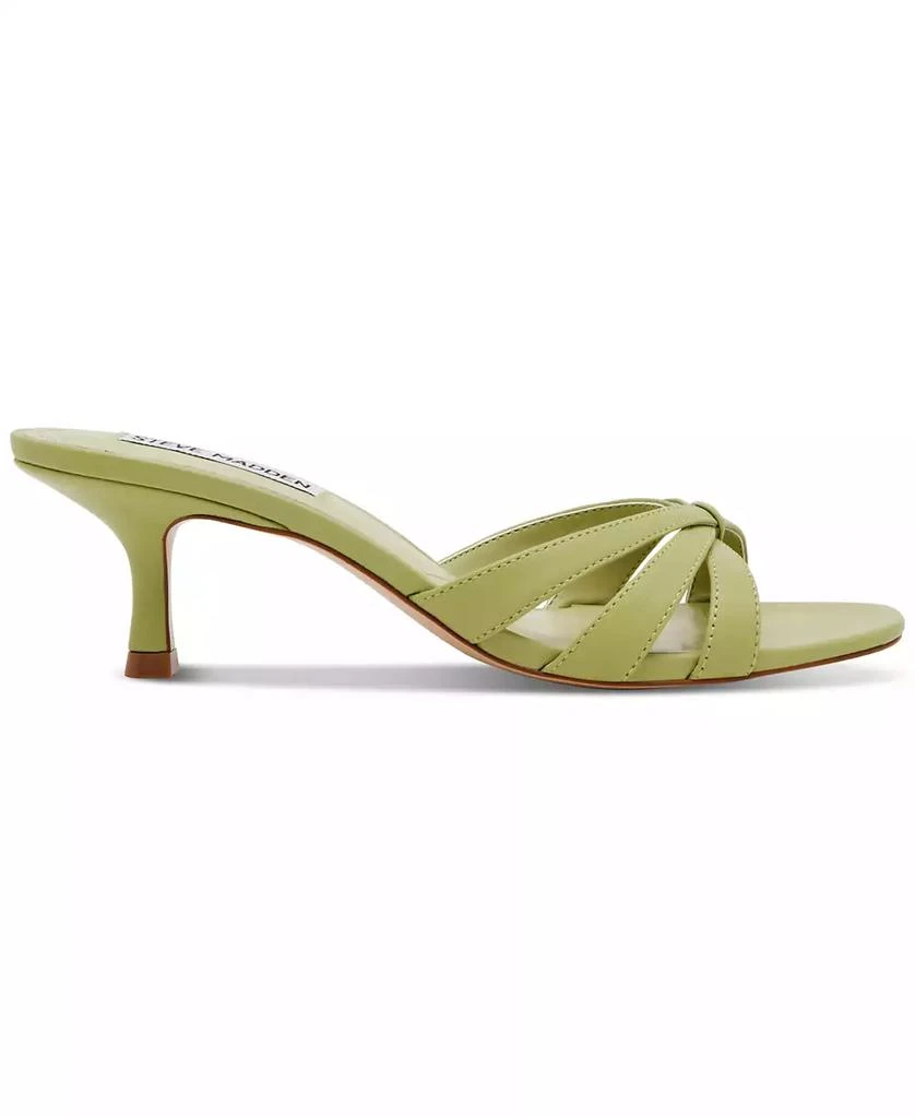 商品Steve Madden|Women's Cary Strappy Kitten-Heel Mule Sandals,价格¥590,第2张图片详细描述