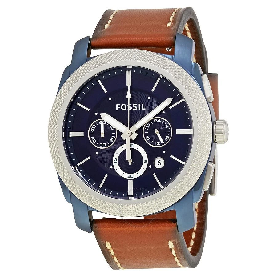 商品Fossil|Machine Chronograph Blue Dial Men's Watch FS5232,价格¥748,第1张图片