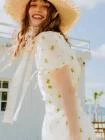 经典款Lottie后背镂空法式连衣裙Lottie Dress - Ivory Organza 商品