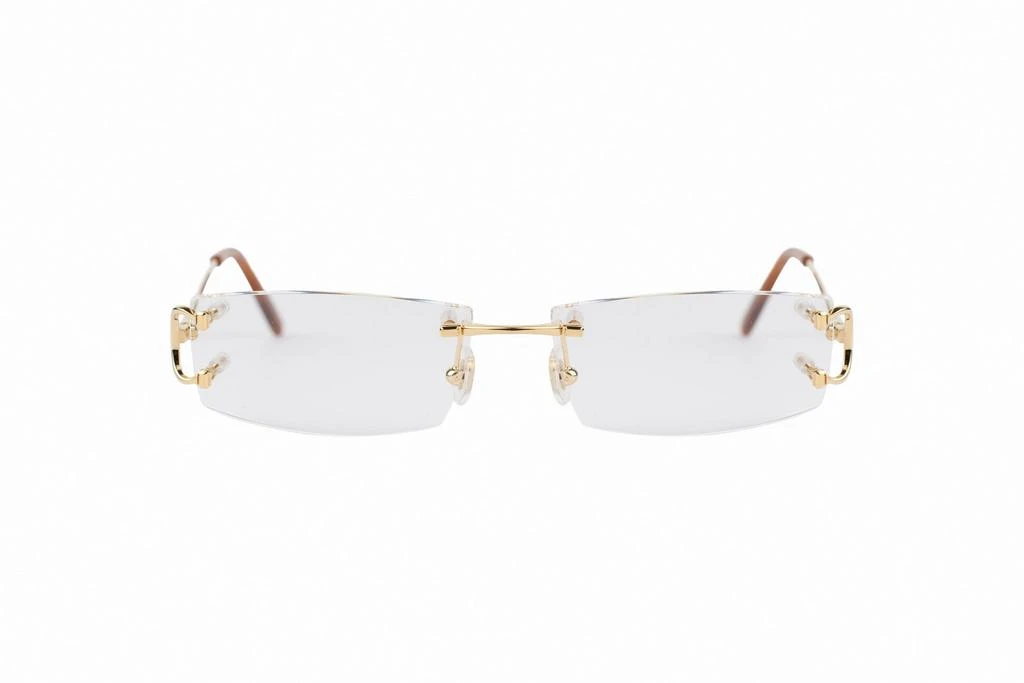 商品Cartier|Cartier Rimless Rectangular Frame Glasses,价格¥5827,第1张图片