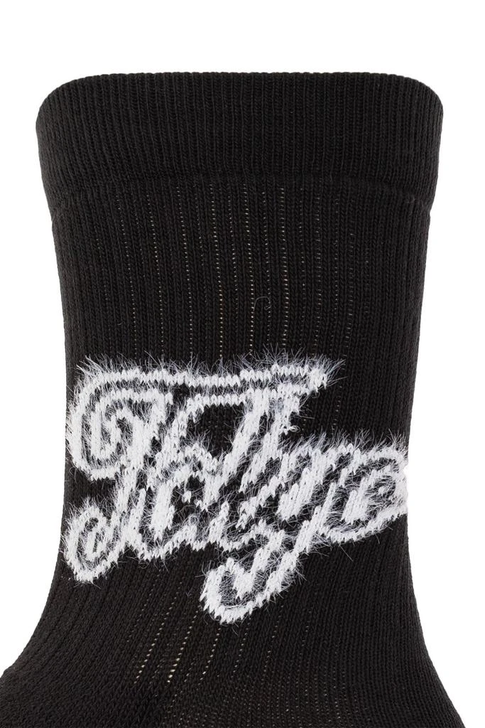 商品Y-3|Y-3 Logo Embroidered Socks,价格¥179,第2张图片详细描述