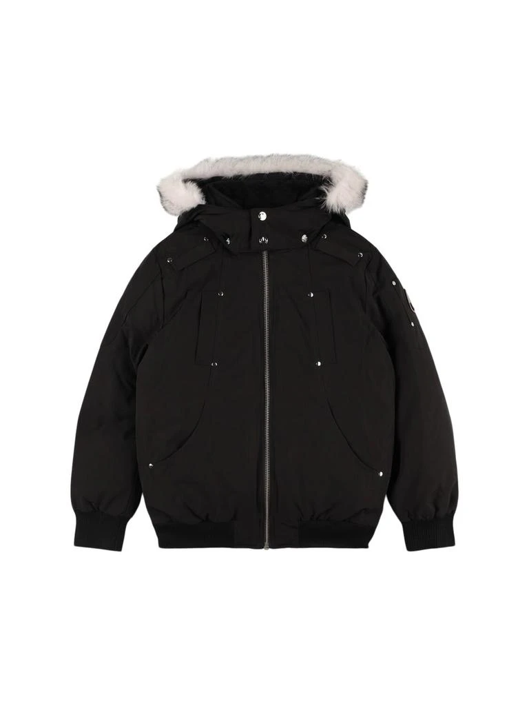 商品Moose Knuckles|Poly Blend Down Bomber Jacket W/ Fur,价格¥4939,第1张图片