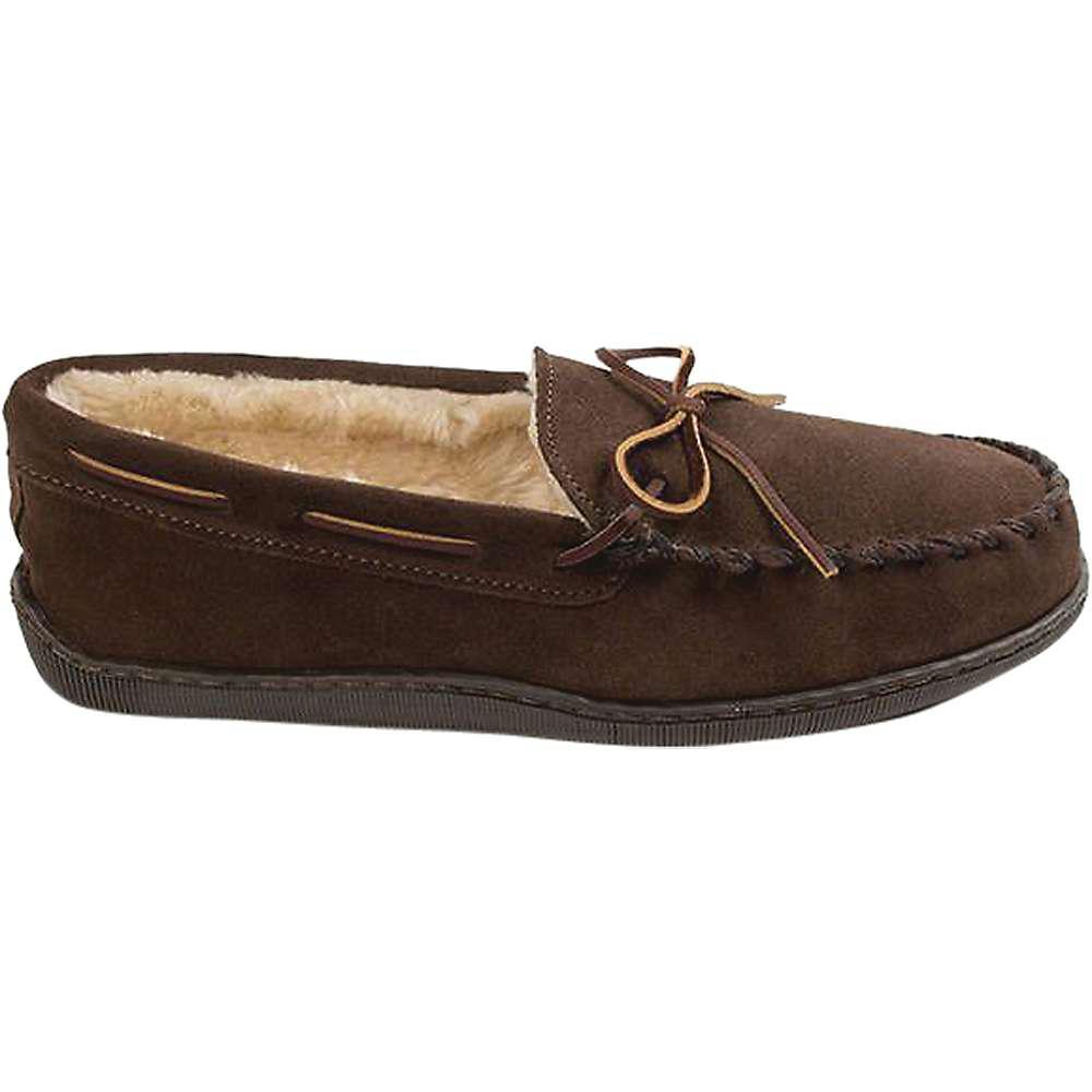 Minnetonka Men's Pile Lined Hardsole Slipper商品第3张图片规格展示