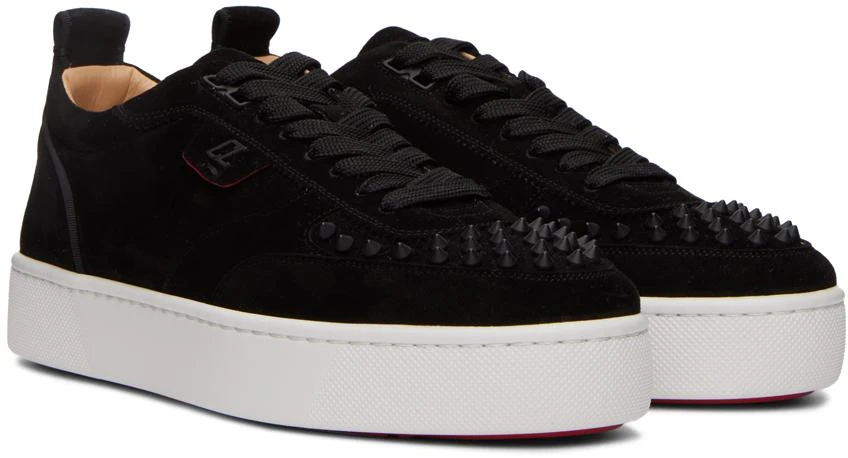 商品Christian Louboutin|Black Happyrui Spikes Sneakers,价格¥7511,第4张图片详细描述