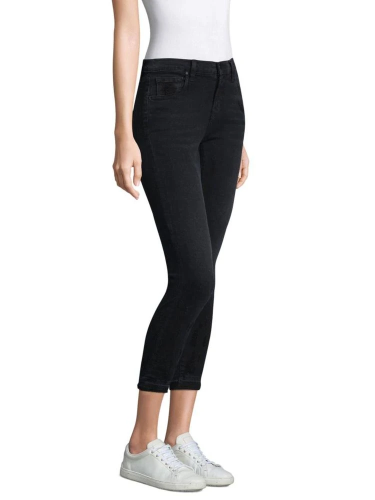 商品J Brand|835 Mid-Rise Released-Hem Distressed Cropped Jeans,价格¥921,第3张图片详细描述