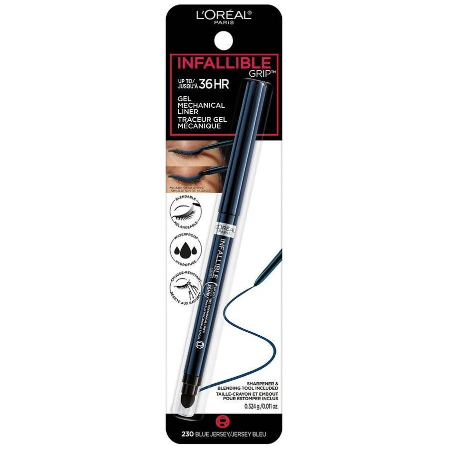 商品L'Oreal Paris|Grip Precision Gel Eyeliner, Smudge Resistant, Long Lasting Waterproof,价格¥82,第3张图片详细描述