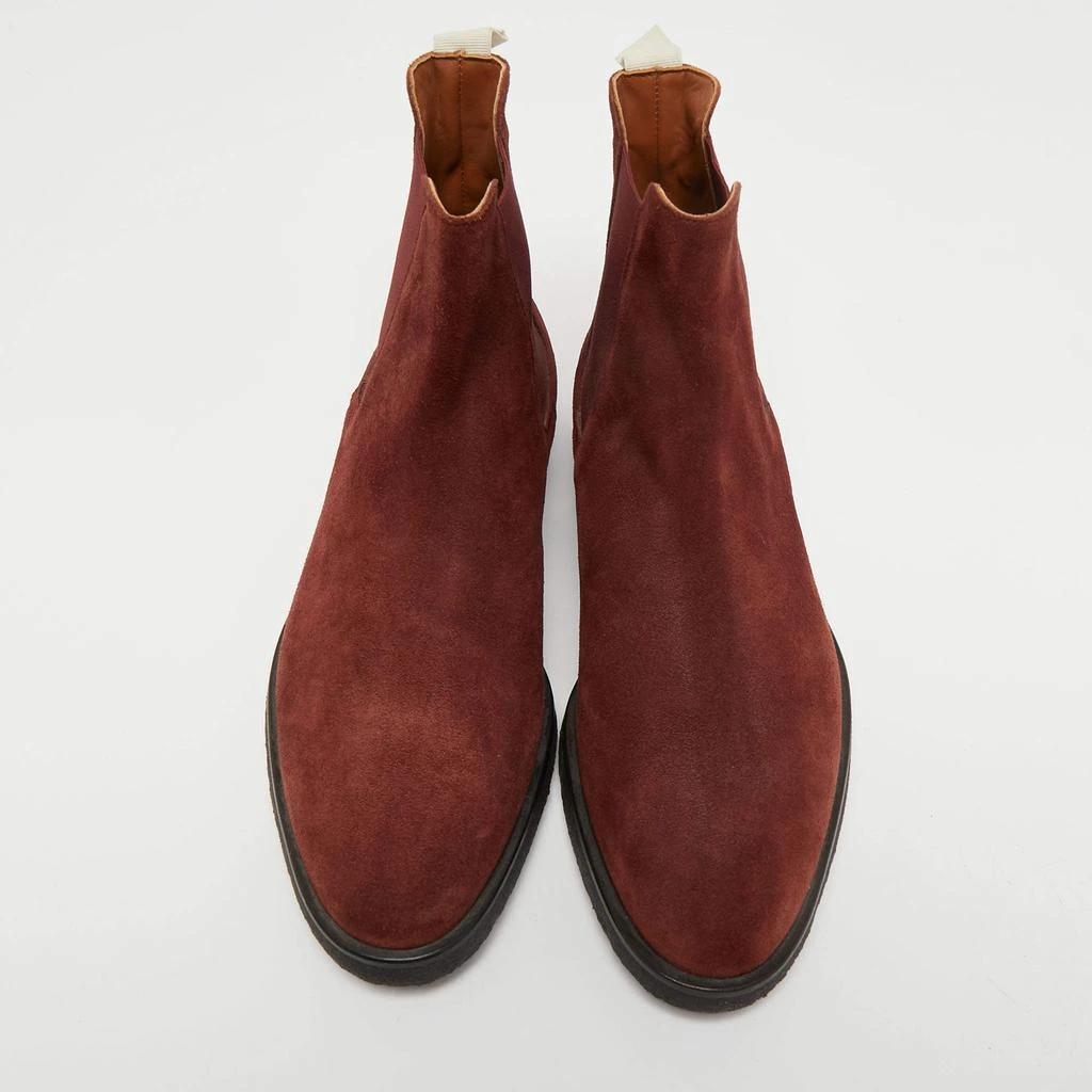 商品Common Projects|Common Projects Brown Suede Chelsea Boots Size 41,价格¥1021,第3张图片详细描述