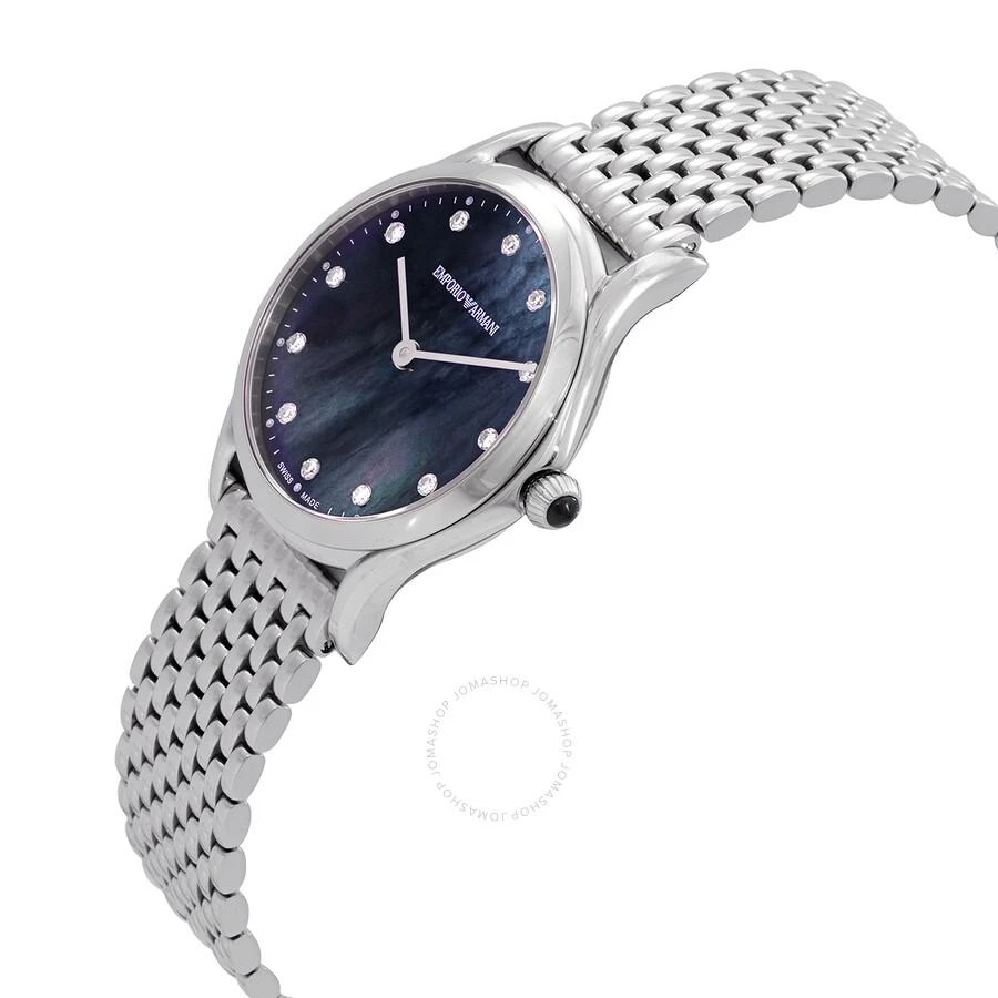 商品Emporio Armani|Quartz Diamond Blue Mother of Pearl Dial Ladies Watch ARS7507,价格¥1334,第2张图片详细描述