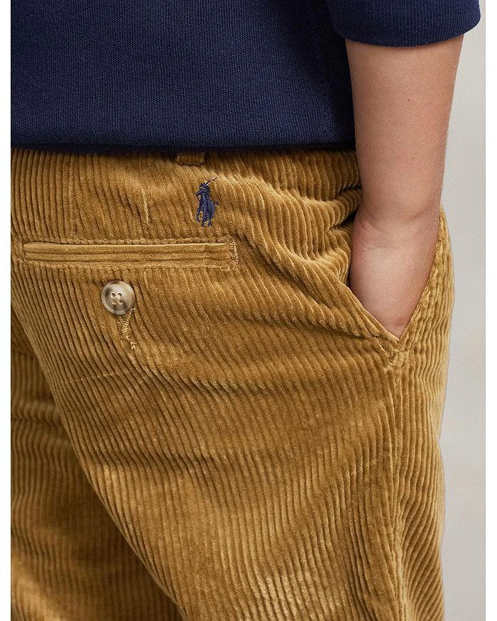 商品Ralph Lauren|Boys' Straight Fit Cotton Corduroy Pants - Little Kid, Big Kid,价格¥136,第2张图片详细描述