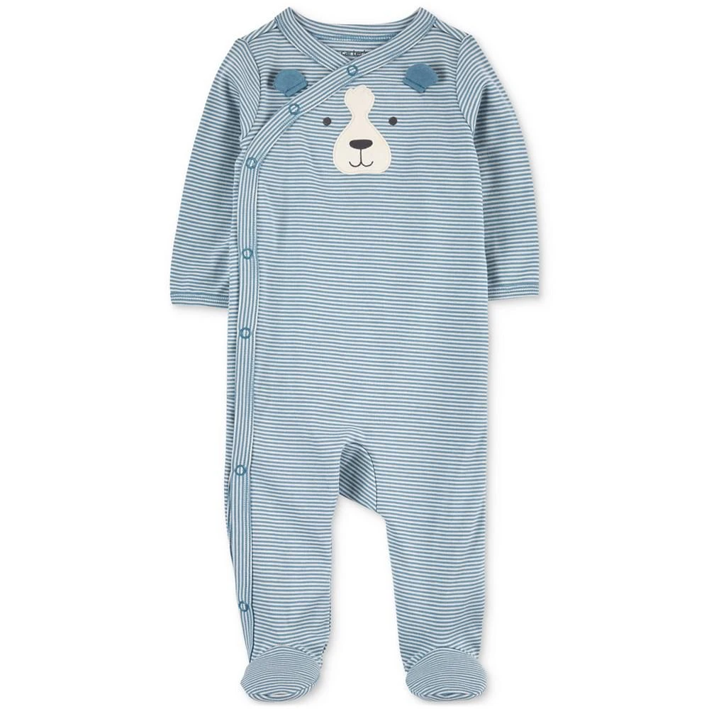 商品Carter's|Baby Boys Dog Side-Snap Sleep & Play Footed Pajamas,价格¥48,第1张图片