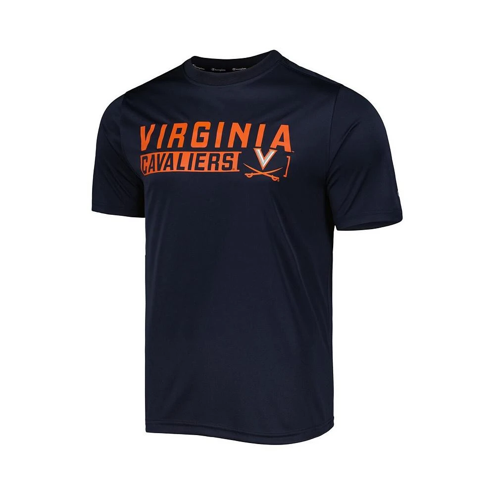 商品CHAMPION|Men's Navy Virginia Cavaliers Impact Knockout T-shirt,价格¥185,第3张图片详细描述