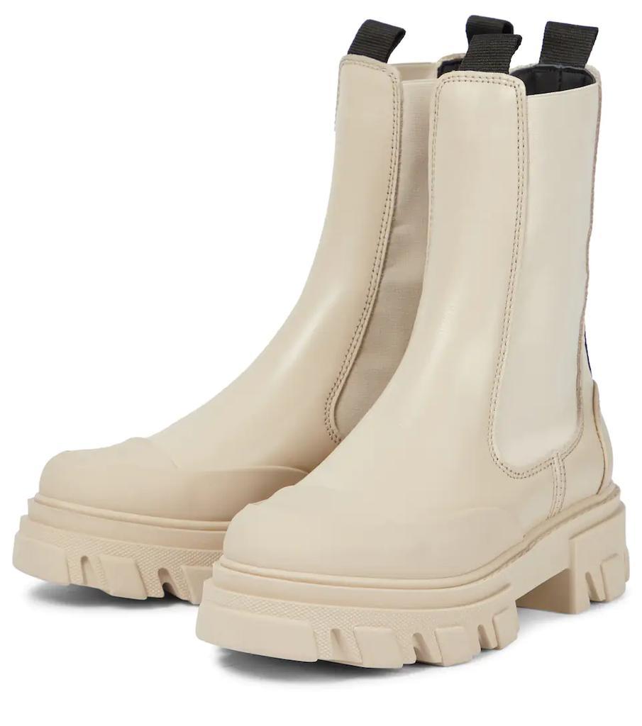 商品Ganni|Leather ankle boots,价格¥2252,第7张图片详细描述