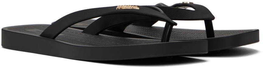 商品Melissa|Black Sun Long Beach Flip Flops,价格¥306,第4张图片详细描述