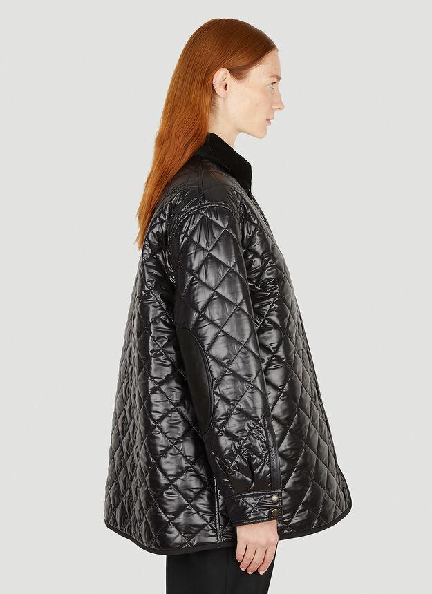 Quilted Jacket in Black商品第3张图片规格展示