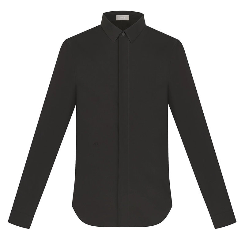 商品Dior|【预售3-7天】迪奥  新款男士黑色棉府绸长袖衬衫 433C529B1581_C901,价格¥4677,第1张图片
