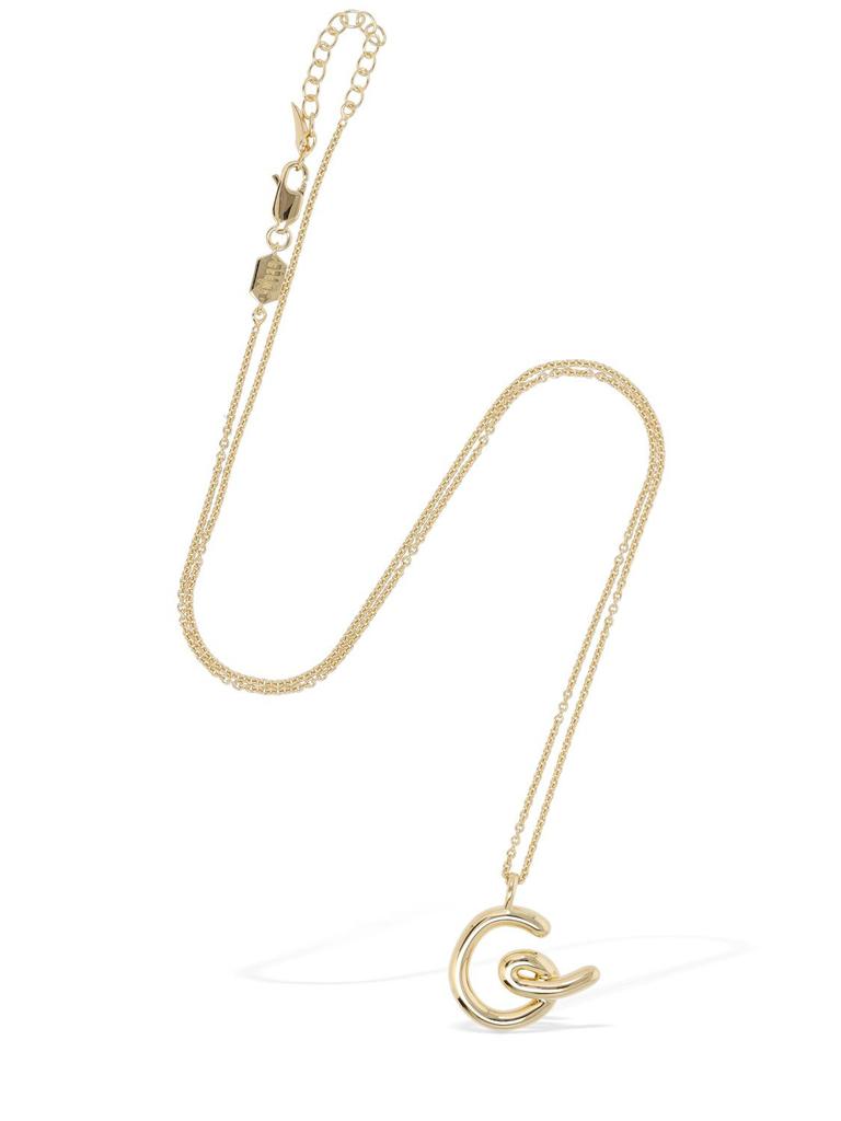 Curvy Molten "g" Pendant Necklace商品第2张图片规格展示