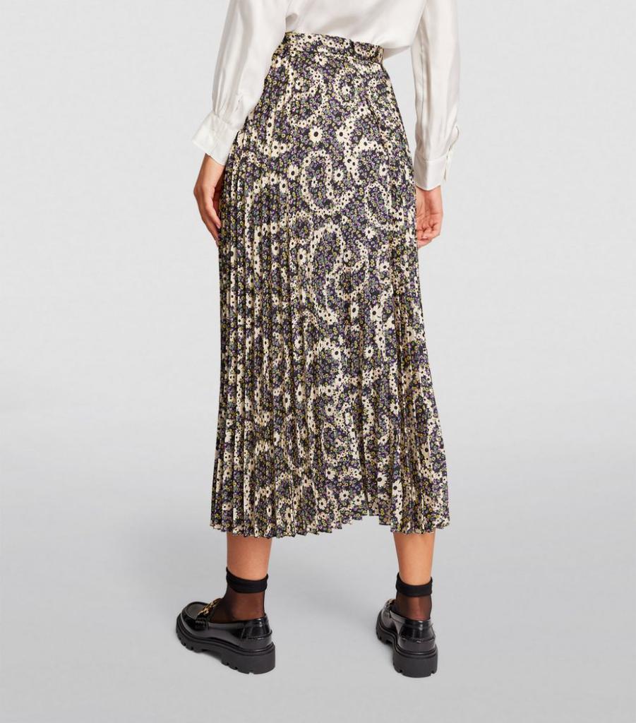 商品Sandro|Pleated Midi Skirt,价格¥2079,第6张图片详细描述