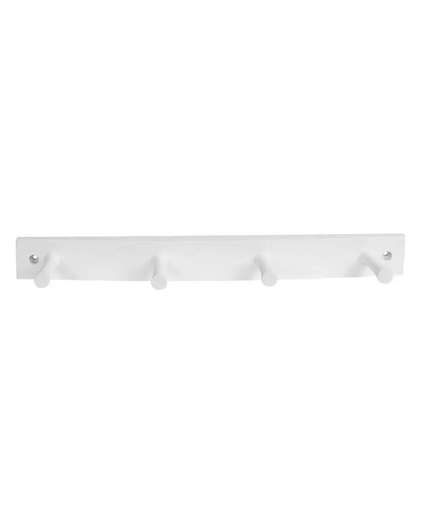 商品Spectrum|Diversified Wall-Mounted 4 Peg Wood Hook Rack,价格¥142,第1张图片