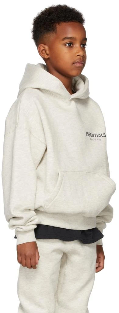 商品Essentials|Kids Off-White Pullover Hoodie,价格¥398,第3张图片详细��描述