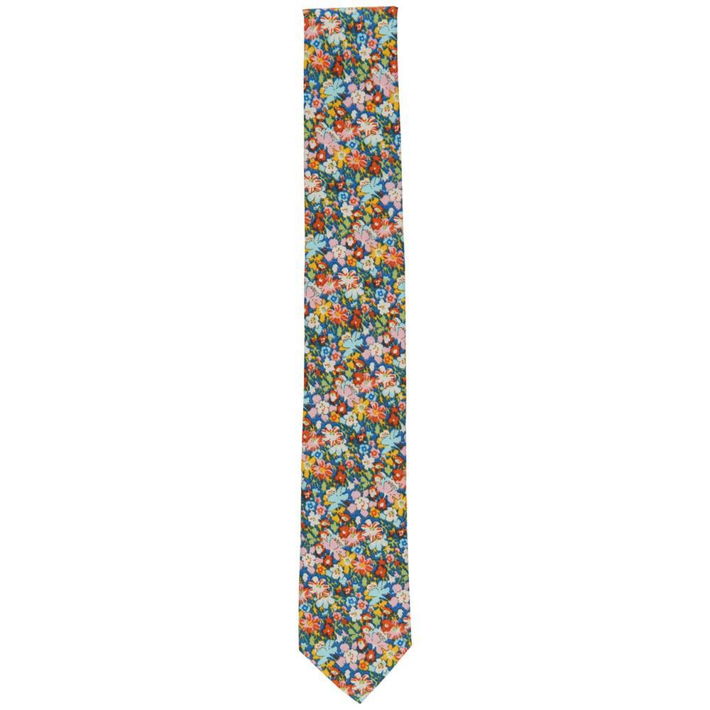 商品Bar III|Men's Keizer Skinny Floral Tie, Created for Macy's,价格¥221,第4张图片详细描述