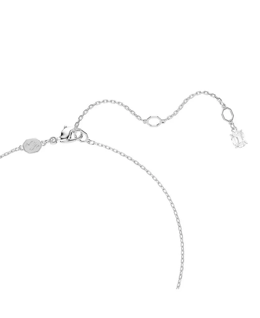 商品Swarovski|Swan Rhodium Plated Pendant Necklace,价格¥1390,第4张图片详细描述