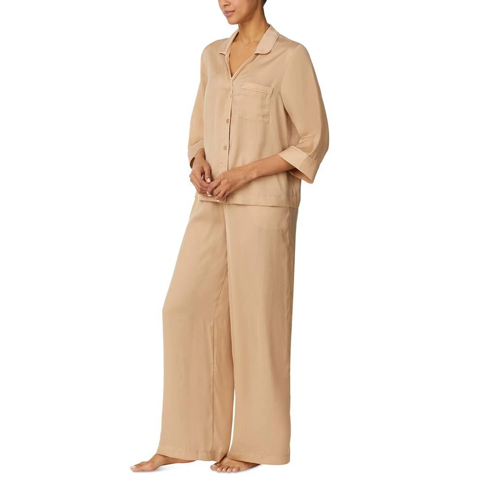 商品Sanctuary|Women's 2-Pc. Satin Wide-Leg Pajamas Set,价格¥262,第3张图片详细描述