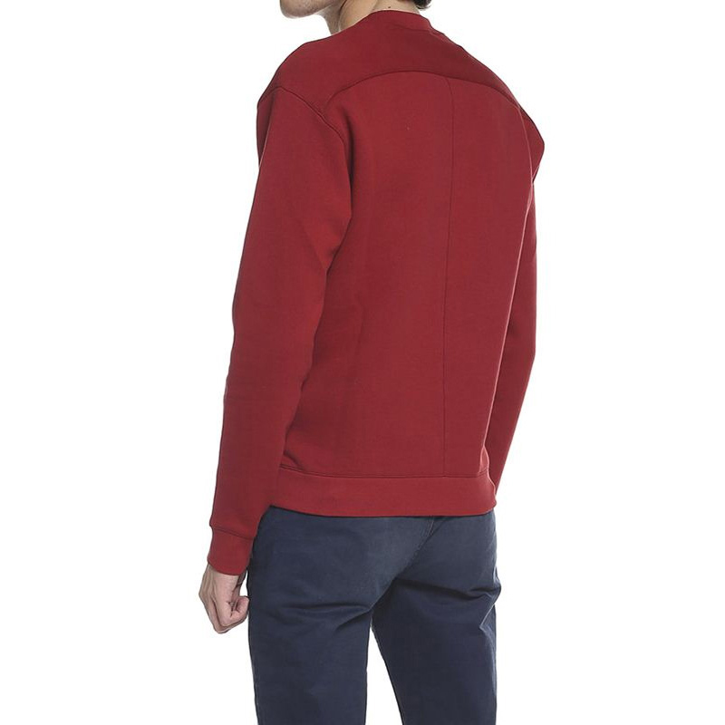 Emporio Armani 安普里奥 阿玛尼 男士红色纯棉套头上衣 6Y1MB1-1JBHZ-0380商品第3张图片规格展示