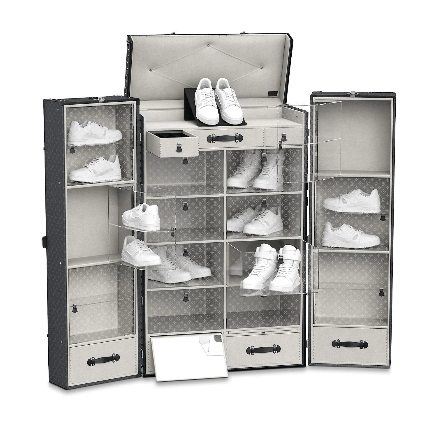 商品Louis Vuitton|【预售】 LV路易威登 25春夏 男士 收纳包 SNEAKER ECLIPSE 硬箱 M20146 ,价格¥2062818,第1张图片