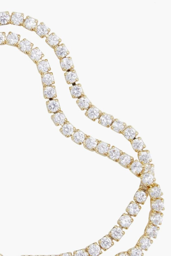 商品Kenneth Jay Lane|Gold-tone crystal bracelet,价格¥209,第3张图片详细描述