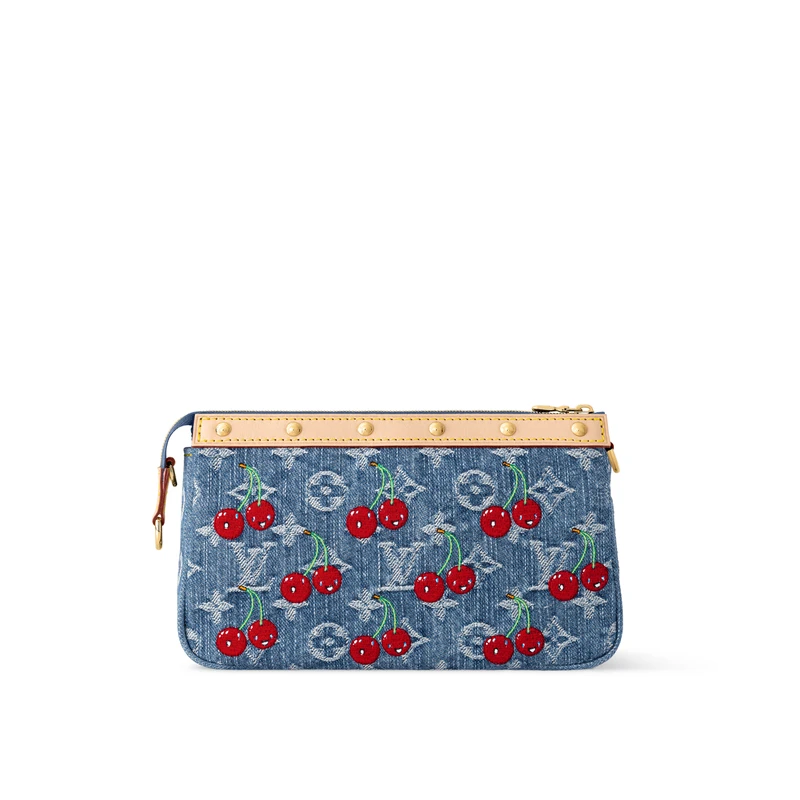 LV/路易威登 女士蓝色牛仔布单肩包 商品