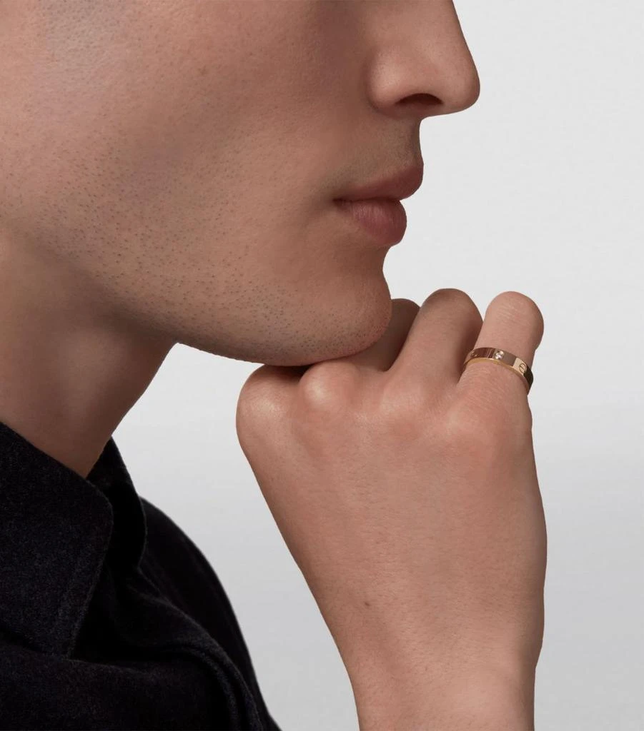 商品Cartier|Yellow Gold and Diamond LOVE Wedding Band,价格¥23961,第2张图片详细描述