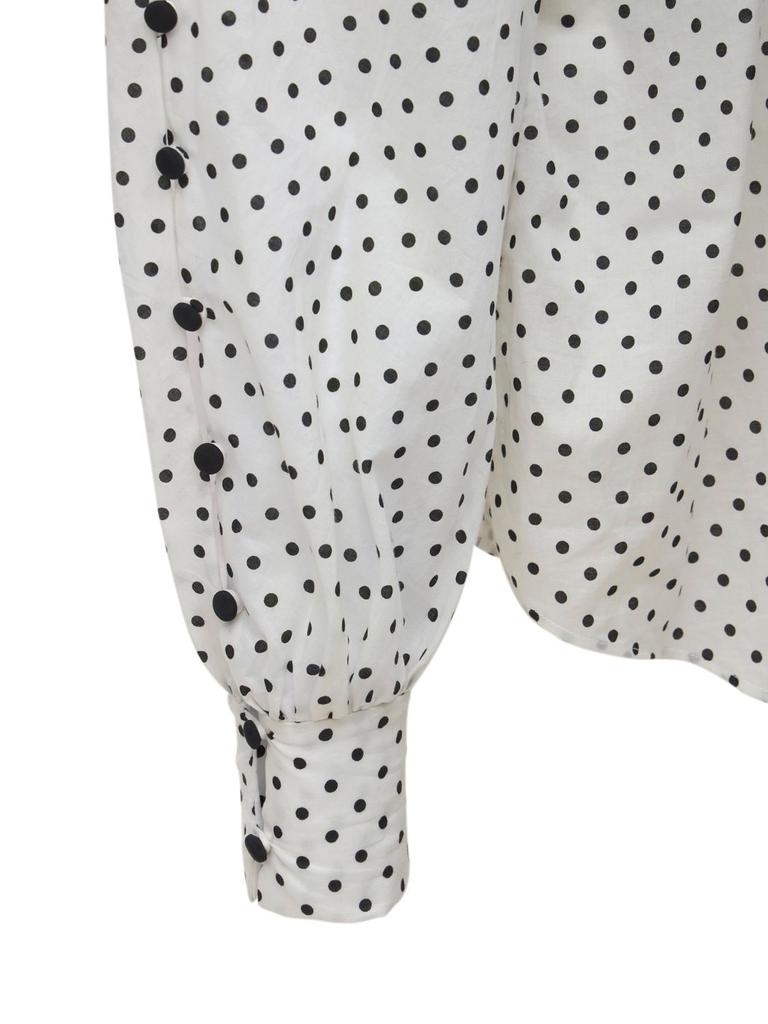 Cotton Poplin Polka Dots Shirt商品第7张图片规格展示