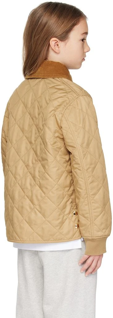 商品Burberry|Kids Beige Quilted Jacket,价格¥2611,第3张图片详细描述