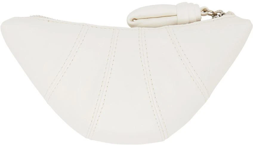 商品Lemaire|White Leather Croissant Coin Pouch,价格¥2466,第2张图片详细描述