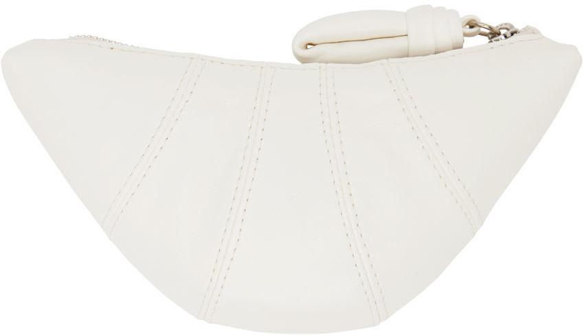 商品Lemaire|White Leather Croissant Coin Pouch,价格¥2255,第4张图片详细描述