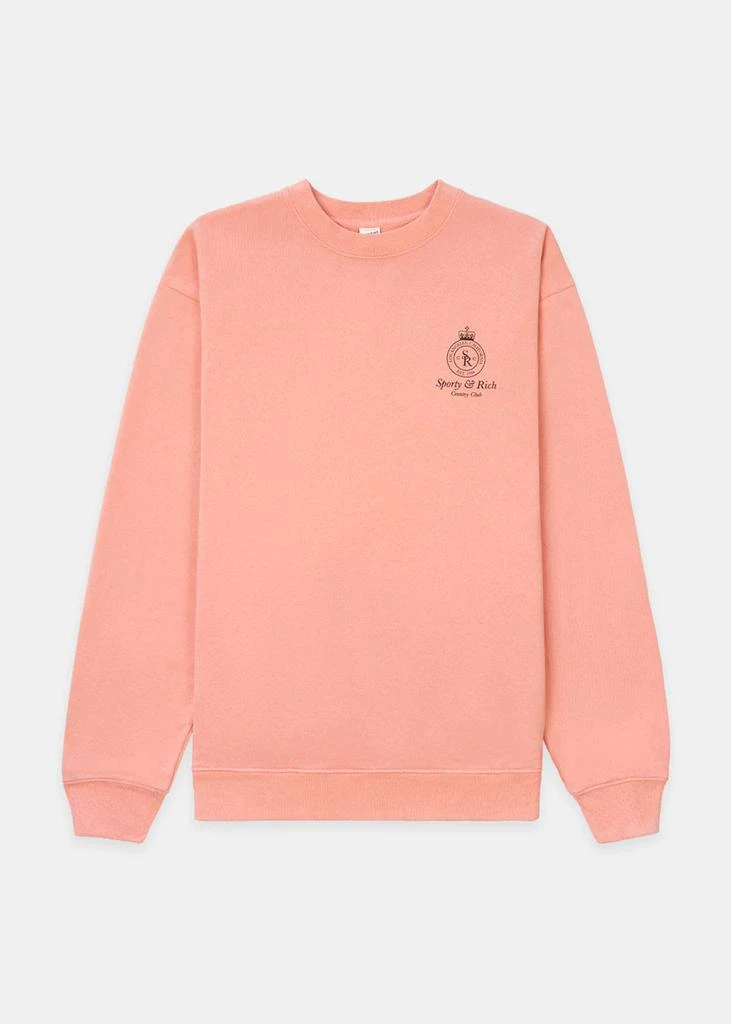 商品Sporty & Rich|Grapefruit Crown Sweatshirt,价格¥552,第1张图片