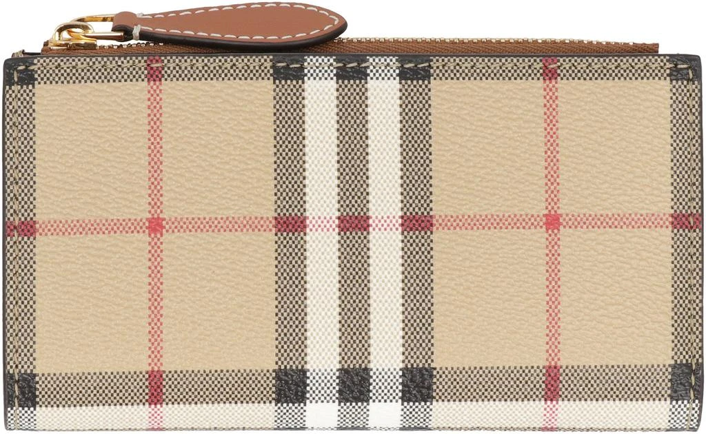 商品Burberry|Burberry Check Print Wallet,价格¥3162,第2张图片详细描述