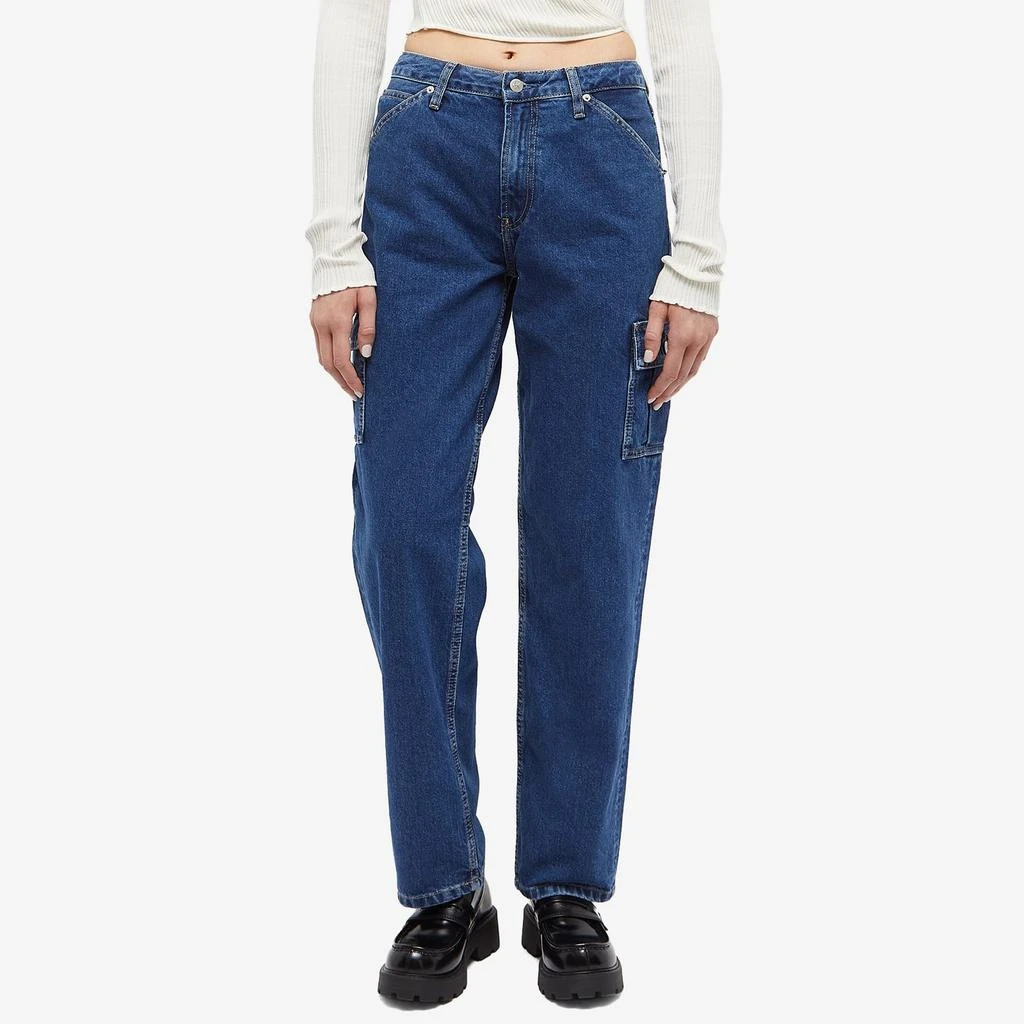 商品Calvin Klein|Calvin Klein 90s Straight Cargo Jeans,价格¥496,第2张图片详细描述