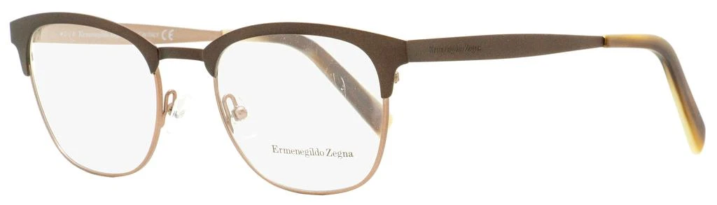 商品Zegna|Ermenegildo Zegna Men's Classic Eyeglasses EZ5099 050 Matte Brown/Horn 50mm,价格¥556,第1张图片