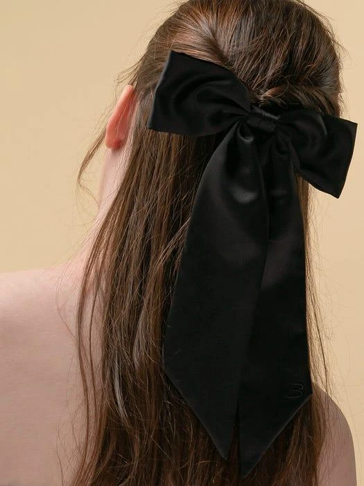 商品BUNNY MON AMOUR|Bunny Bow Silk Hair Clip,价格¥1088,第4张图片详细描述