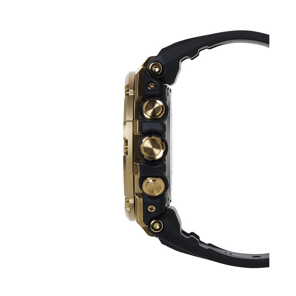 Men's Gold-Tone and Black Resin Strap Watch 53.8mm GSTB100GB1A9商品第2张图片规格展示