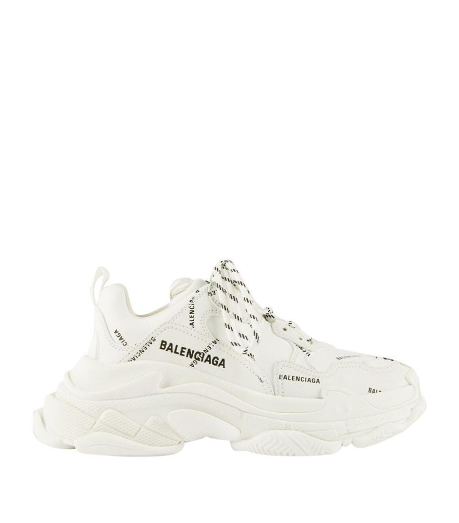 商品Balenciaga|All-Over Logo Triple S Sneakers,价格¥6534,第1张图片