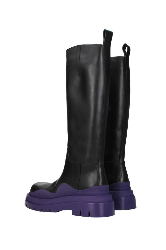 商品Bottega Veneta|Boots Leather Black Plum,价格¥4492,第4张图片详细描述