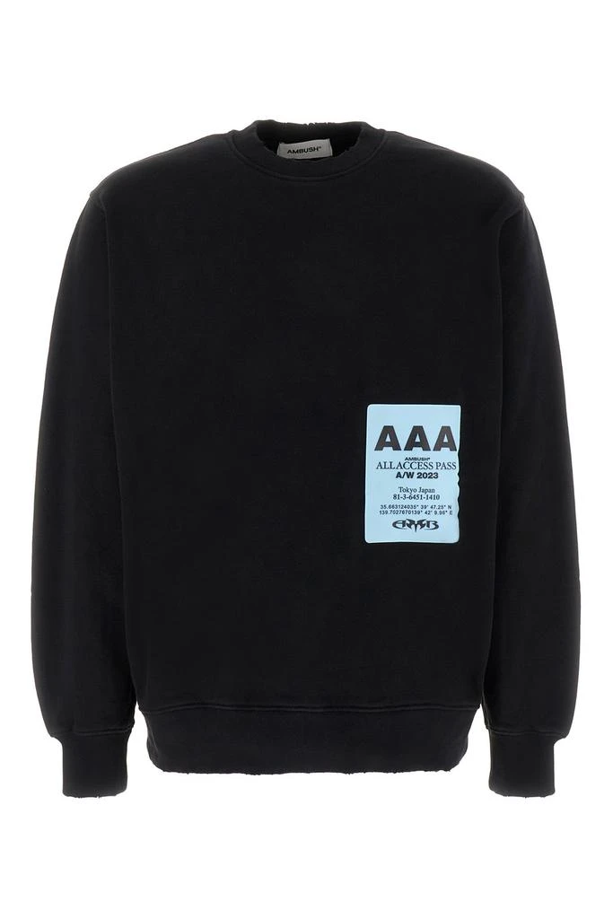 商品Ambush|Ambush Logo Patch Crewneck Sweatshirt,价格¥2019,第1张图片