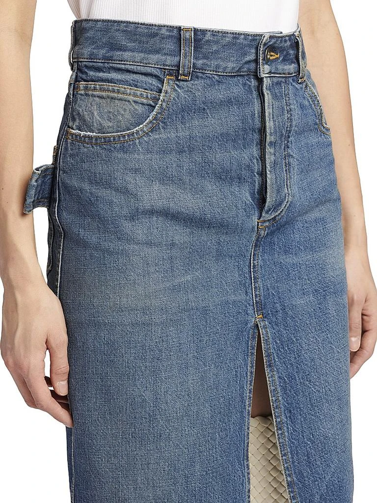 Denim Slit Pencil Skirt 商品