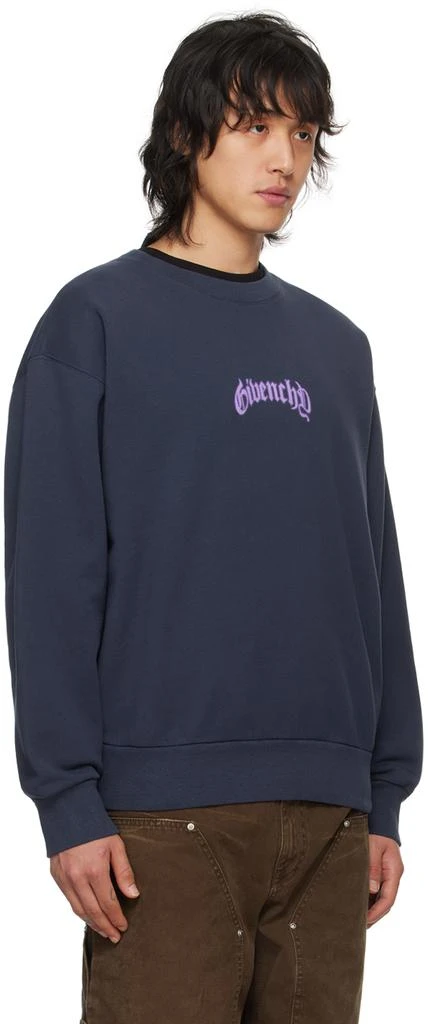 商品Givenchy|海军蓝印花套头衫,价格¥7156,第2张图片详细描述