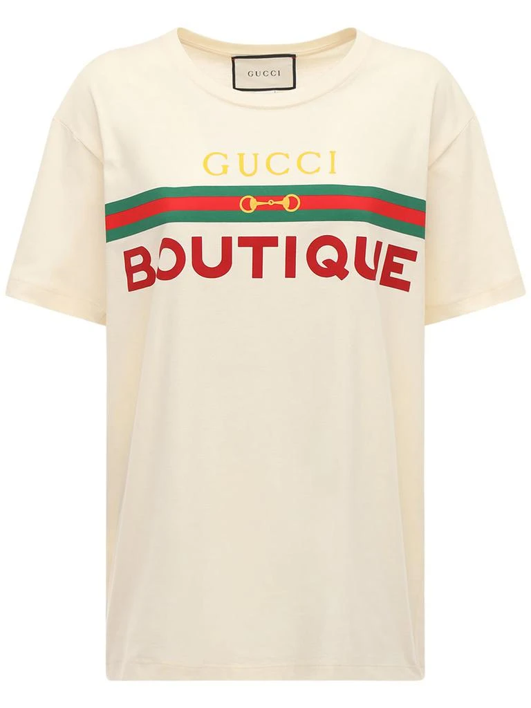 商品Gucci|Printed Cotton Jersey T-shirt,价格¥4542,第1张图片