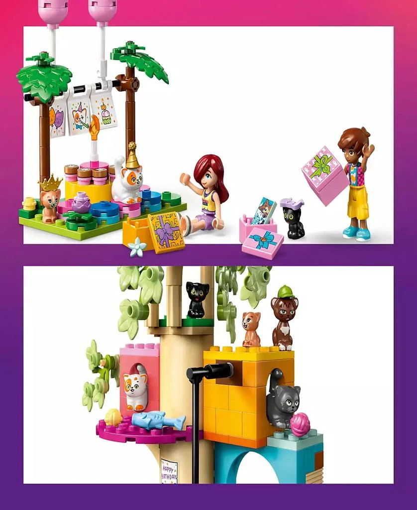 商品LEGO|Friends Cat Birthday Party Tree House 42666 Toy Building Set, 321 Pieces,价格¥221,第4张图片详细描述