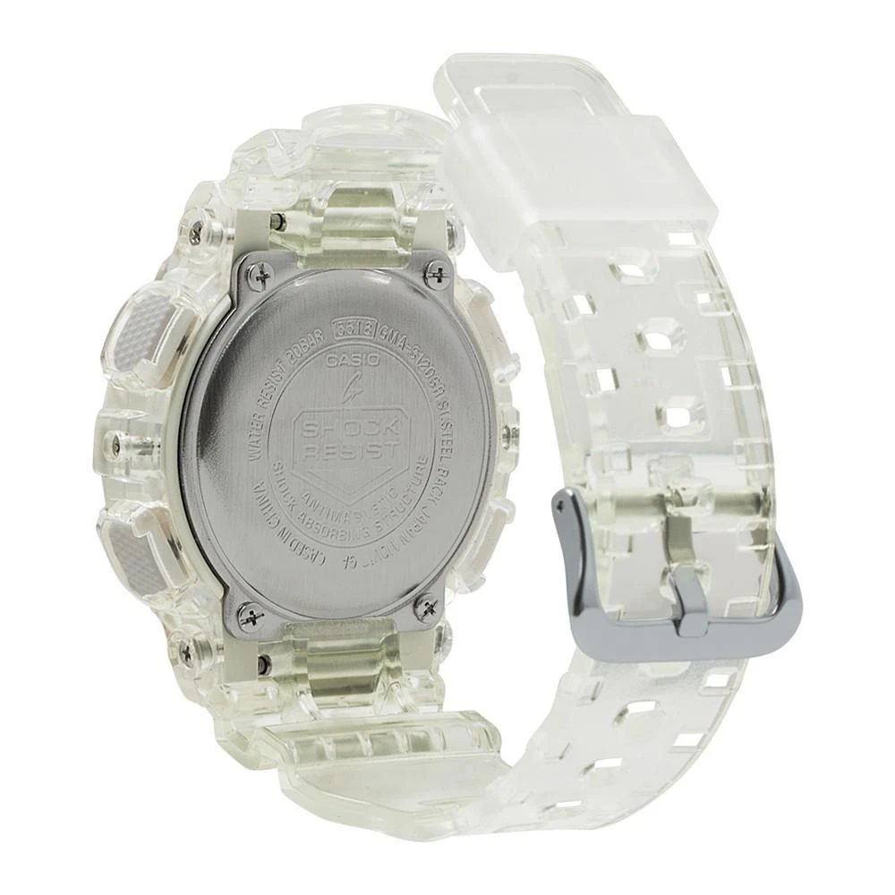 商品G-Shock|Women's Analog-Digital Clear Resin Strap Watch 45.9mm,价格¥1048,第4张图片详细描述